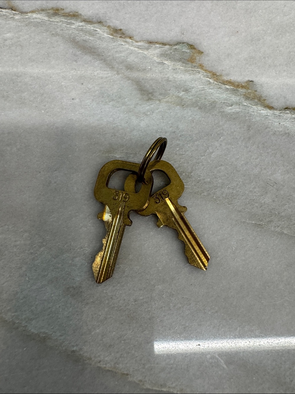 Louis Vuitton Gold-Tone Key Set